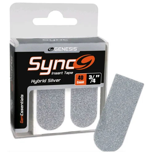 Genesis Sync Tape 3/4" Hybrid Silver - 40 Pack Questions & Answers