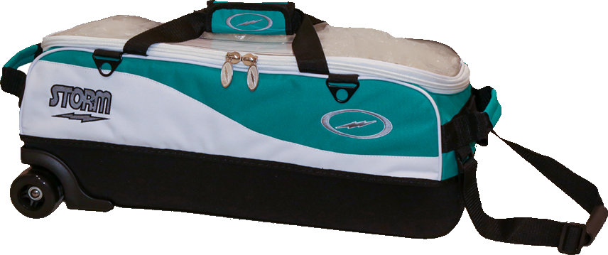 Storm 3 Ball Travel Tote Pro White/Teal Questions & Answers